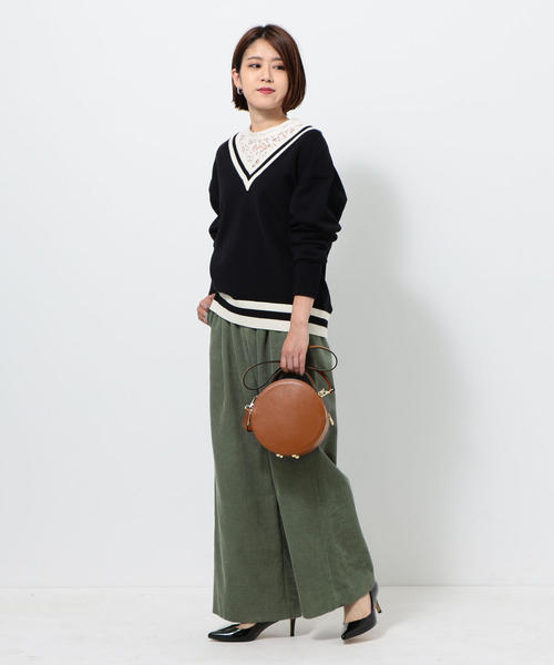 green label relaxing(グリーンレーベルリラクシング)の「ELENA FM CIRCLE BAG バッグ ◆(ショルダーバッグ・レディース・ブラック/ブラウン/レッド・FREE)」の14枚目の写真
