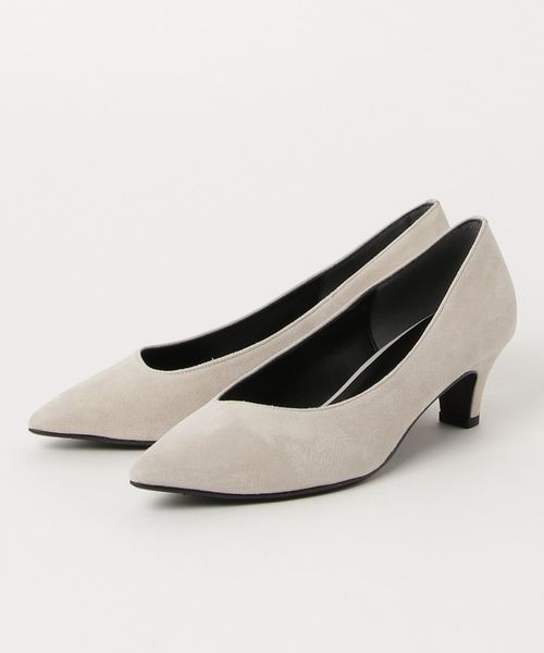 STUDIOUS(ステュディオス)の「【STUDIOUS】アレンジカットパンプス(パンプス・レディース・ベージュ/ブラック・0/1/2)」の1枚目の写真