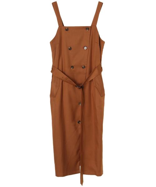 YECCA VECCA(イェッカヴェッカ)の「トレンチジャンスカ(ワンピース・レディース・ベージュ/キャメル/ネイビー・FREE)」の13枚目の写真