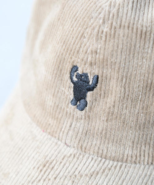coen(コーエン)の「コーエンベア刺繍コーデュロイベースボールキャップ(キャップ・メンズ・ワインレッド/ブラック/ベージュ/コバルトブルー・FREE)」の12枚目の写真