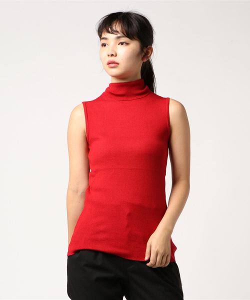 cepo（セポ）の「ノースリタートルプルオーバー（ニット/セーター・レディース・ブラック/オフホワイト/レッド・M）」の8枚目の写真