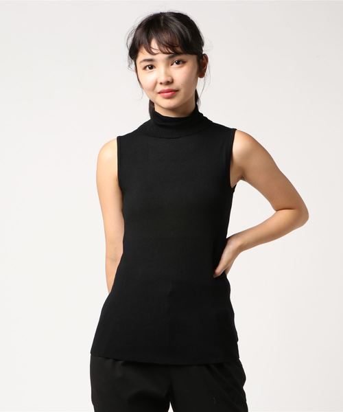 cepo（セポ）の「ノースリタートルプルオーバー（ニット/セーター・レディース・ブラック/オフホワイト/レッド・M）」の2枚目の写真