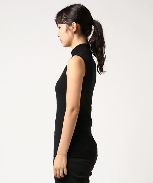 cepo（セポ）の「ノースリタートルプルオーバー（ニット/セーター・レディース・ブラック/オフホワイト/レッド・M）」の4枚目の写真