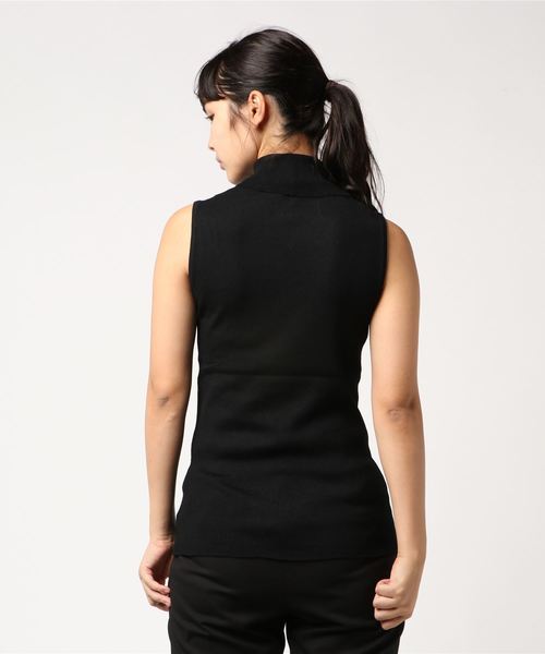 cepo（セポ）の「ノースリタートルプルオーバー（ニット/セーター・レディース・ブラック/オフホワイト/レッド・M）」の5枚目の写真