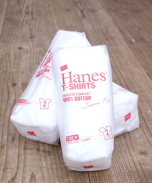 HANES(ヘインズ)の「Hanes/ヘインズ Japan Fit 2pack Tee クルーネック半袖Tシャツ(Tシャツ/カットソー・メンズ・ホワイト・S/M/L/XL)」の16枚目の写真