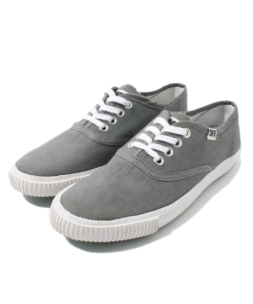 WHO'S WHO gallery（フーズフーギャラリー）の「【CMYK】キャンバススニーカー（スニーカー・レディース・グレー/ブラック/ホワイト/イエロー/ブルー/ダークグリーン/レッド・23.5cm/25.5cm/26.5cm/27.5cm/22.5cm）」の3枚目の写真