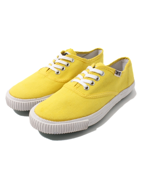 WHO'S WHO gallery（フーズフーギャラリー）の「【CMYK】キャンバススニーカー（スニーカー・レディース・グレー/ブラック/ホワイト/イエロー/ブルー/ダークグリーン/レッド・23.5cm/25.5cm/26.5cm/27.5cm/22.5cm）」の6枚目の写真