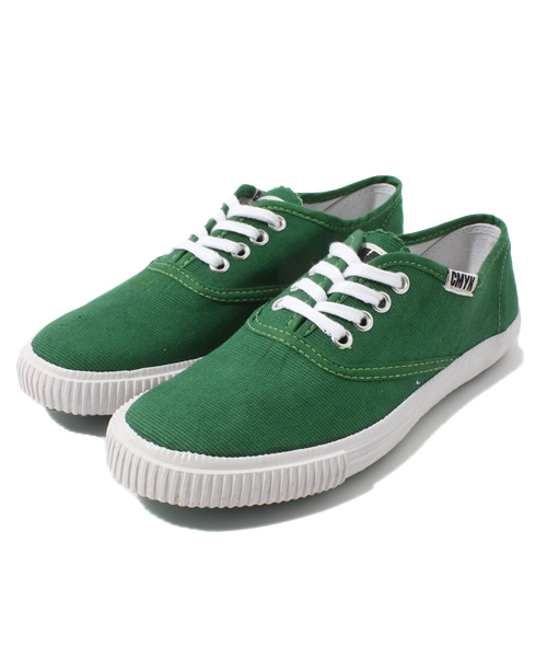 WHO'S WHO gallery（フーズフーギャラリー）の「【CMYK】キャンバススニーカー（スニーカー・レディース・グレー/ブラック/ホワイト/イエロー/ブルー/ダークグリーン/レッド・23.5cm/25.5cm/26.5cm/27.5cm/22.5cm）」の4枚目の写真