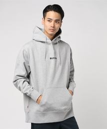 BUCCA ブラックパーカー BUCCA 44シンプルロゴパーカー