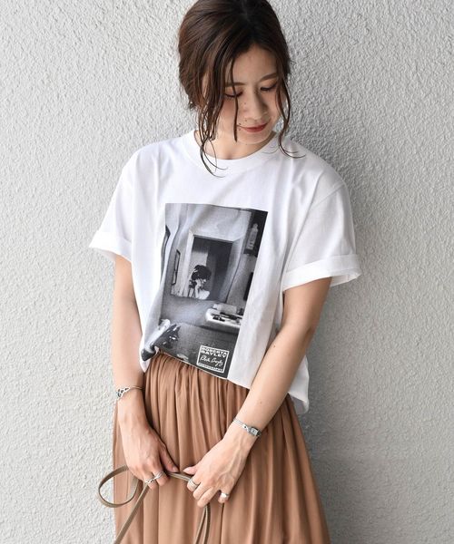 GOOD ROCK SPEED（グッドロックスピード）の「GOOD ROCK SPEED:ROBERTA BAYLEY TEE◇◇（Tシャツ/カットソー・レディース・ホワイト/ライトホワイト/ホワイト系その他/ホワイト系その他2/オフホワイト・ONE SIZE）」の3枚目の写真