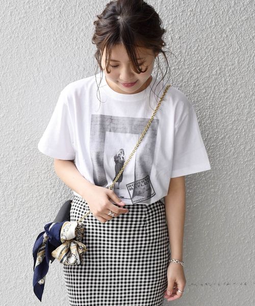 GOOD ROCK SPEED（グッドロックスピード）の「GOOD ROCK SPEED:ROBERTA BAYLEY TEE◇◇（Tシャツ/カットソー・レディース・ホワイト/ライトホワイト/ホワイト系その他/ホワイト系その他2/オフホワイト・ONE SIZE）」の6枚目の写真