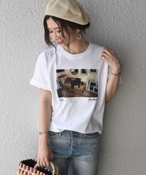 GOOD ROCK SPEED（グッドロックスピード）の「GOOD ROCK SPEED:ROBERTA BAYLEY TEE◇◇（Tシャツ/カットソー・レディース・ホワイト/ライトホワイト/ホワイト系その他/ホワイト系その他2/オフホワイト・ONE SIZE）」の8枚目の写真