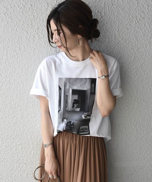 GOOD ROCK SPEED（グッドロックスピード）の「GOOD ROCK SPEED:ROBERTA BAYLEY TEE◇◇（Tシャツ/カットソー・レディース・ホワイト/ライトホワイト/ホワイト系その他/ホワイト系その他2/オフホワイト・ONE SIZE）」の9枚目の写真