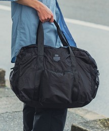 ボストンバッグ（ブラック/黒色系・その他総柄）ファッション通販