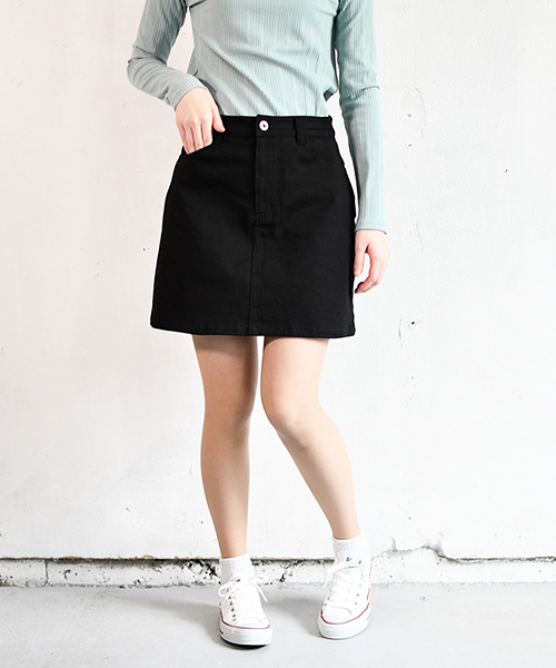 PairPair(ペアペア)の「定番台形スカート(スカート・レディース・ブラック・SMALL/MEDIUM)」の5枚目の写真