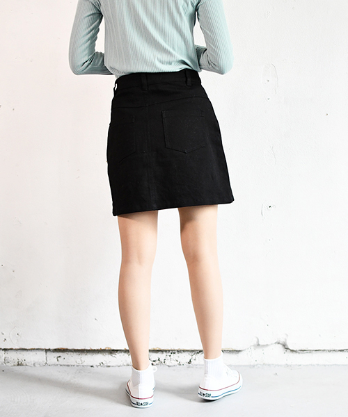 PairPair(ペアペア)の「定番台形スカート(スカート・レディース・ブラック・SMALL/MEDIUM)」の7枚目の写真