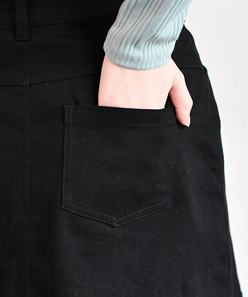 PairPair(ペアペア)の「定番台形スカート(スカート・レディース・ブラック・SMALL/MEDIUM)」の9枚目の写真