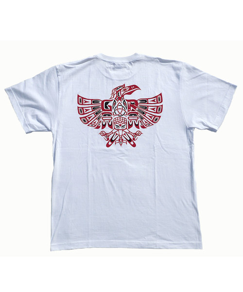 GARA(ガラ)の「GARA:GARA×blackmeans EMBROIDERLY T-SHIRT(Tシャツ/カットソー・メンズ・ホワイト/ブラック・MEDIUM/LARGE/X-LARGE/XX-LARGE)」の8枚目の写真