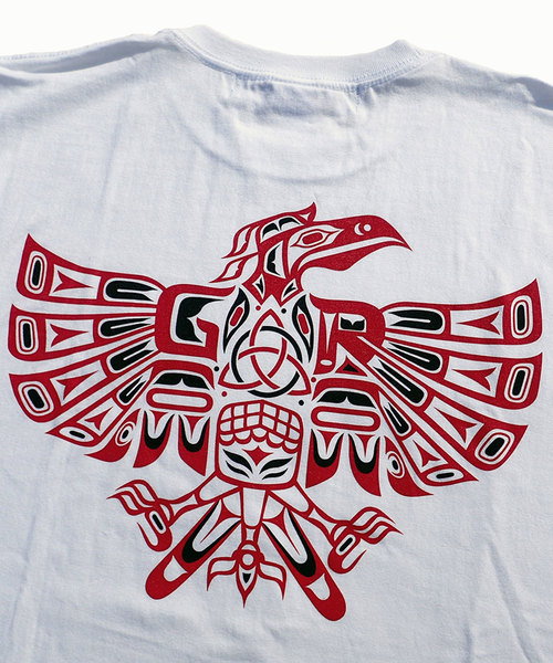GARA(ガラ)の「GARA:GARA×blackmeans EMBROIDERLY T-SHIRT(Tシャツ/カットソー・メンズ・ホワイト/ブラック・MEDIUM/LARGE/X-LARGE/XX-LARGE)」の6枚目の写真