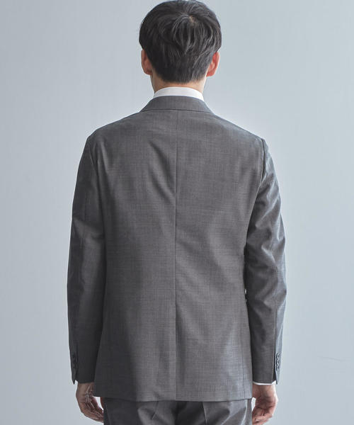 WORK TRIP OUTFITS GREEN LABEL RELAXING(ワークトリップアウトフィッツグリーンレーベル リラクシング)の「【WORK TRIP OUTFITS】 TW トロピカル バルキーNT HP- ジャケット<スタンダードフィット>(テーラードジャケット・メンズ・ネイビー/ダークグレー・XL/50/S/44/M/46/XXS/40/XS/42/L/48)」の3枚目の写真