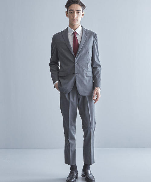 WORK TRIP OUTFITS GREEN LABEL RELAXING(ワークトリップアウトフィッツグリーンレーベル リラクシング)の「【WORK TRIP OUTFITS】 TW トロピカル バルキーNT HP- ジャケット<スタンダードフィット>(テーラードジャケット・メンズ・ネイビー/ダークグレー・XL/50/S/44/M/46/XXS/40/XS/42/L/48)」の6枚目の写真