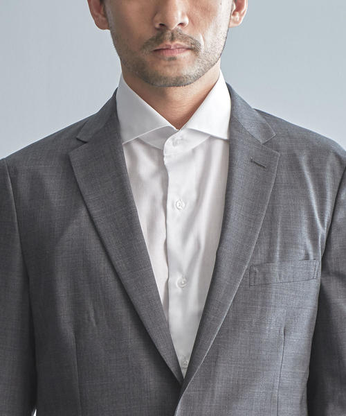 WORK TRIP OUTFITS GREEN LABEL RELAXING(ワークトリップアウトフィッツグリーンレーベル リラクシング)の「【WORK TRIP OUTFITS】 TW トロピカル バルキーNT HP- ジャケット<スタンダードフィット>(テーラードジャケット・メンズ・ネイビー/ダークグレー・XL/50/S/44/M/46/XXS/40/XS/42/L/48)」の7枚目の写真