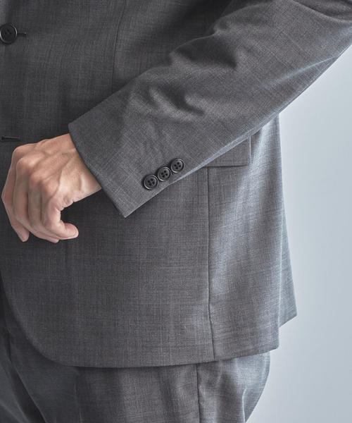 WORK TRIP OUTFITS GREEN LABEL RELAXING(ワークトリップアウトフィッツグリーンレーベル リラクシング)の「【WORK TRIP OUTFITS】 TW トロピカル バルキーNT HP- ジャケット<スタンダードフィット>(テーラードジャケット・メンズ・ネイビー/ダークグレー・XL/50/S/44/M/46/XXS/40/XS/42/L/48)」の8枚目の写真