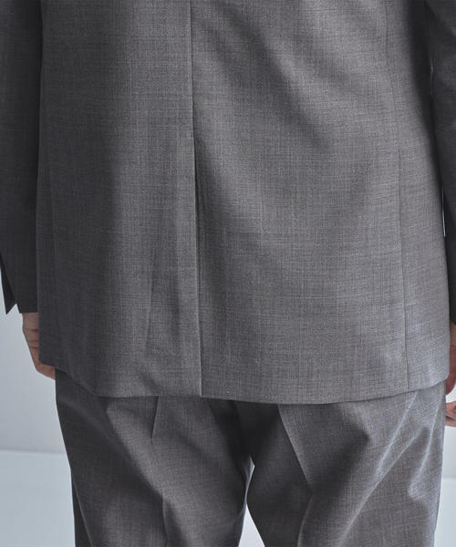 WORK TRIP OUTFITS GREEN LABEL RELAXING(ワークトリップアウトフィッツグリーンレーベル リラクシング)の「【WORK TRIP OUTFITS】 TW トロピカル バルキーNT HP- ジャケット<スタンダードフィット>(テーラードジャケット・メンズ・ネイビー/ダークグレー・XL/50/S/44/M/46/XXS/40/XS/42/L/48)」の14枚目の写真