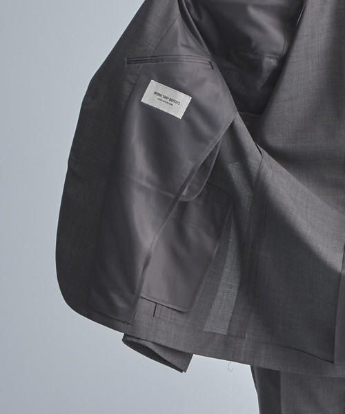 WORK TRIP OUTFITS GREEN LABEL RELAXING(ワークトリップアウトフィッツグリーンレーベル リラクシング)の「【WORK TRIP OUTFITS】 TW トロピカル バルキーNT HP- ジャケット<スタンダードフィット>(テーラードジャケット・メンズ・ネイビー/ダークグレー・XL/50/S/44/M/46/XXS/40/XS/42/L/48)」の15枚目の写真