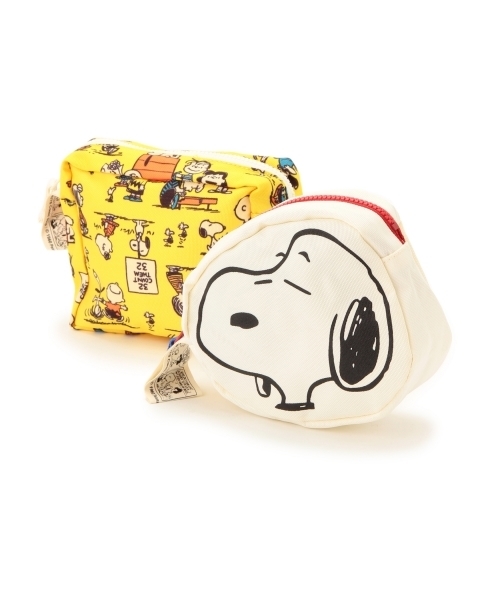 PEANUTS（ピーナッツ）の「BEAMS / Peanuts 2P ポーチ（ポーチ・メンズ・オフホワイト/ピンク/イエロー・ONE SIZE）」の22枚目の写真