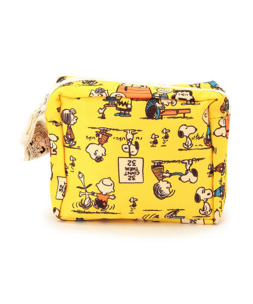 PEANUTS（ピーナッツ）の「BEAMS / Peanuts 2P ポーチ（ポーチ・メンズ・オフホワイト/ピンク/イエロー・ONE SIZE）」の10枚目の写真