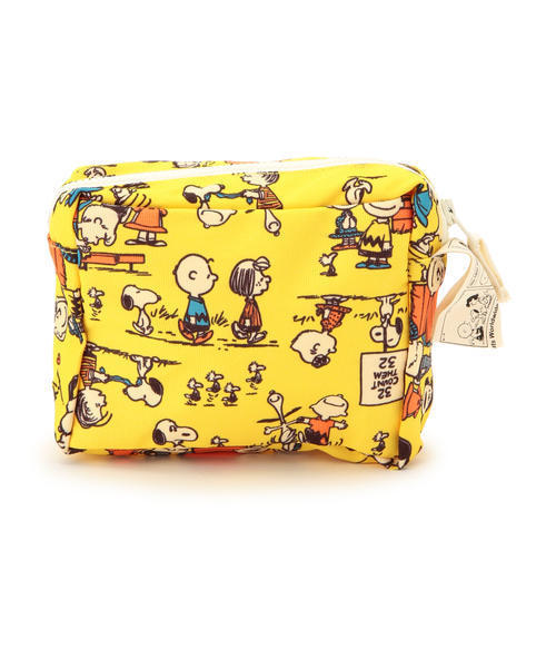 PEANUTS（ピーナッツ）の「BEAMS / Peanuts 2P ポーチ（ポーチ・メンズ・オフホワイト/ピンク/イエロー・ONE SIZE）」の11枚目の写真