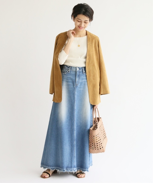 IENA(イエナ)の「フェイクスウェードジャケット◆(その他アウター・レディース・キャメル・38)」の5枚目の写真