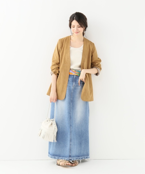 新品プラージュ Plage フェイクスエードコート イエナ roku 6 好き セールフェイクスウェードジャケット◇（その他アウター）｜IENA