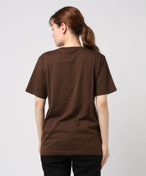 WEGO（ウィゴー）の「WEGO/ベアワンポイント刺繍Tシャツ（Tシャツ/カットソー・メンズ・ホワイト系その他/ブラウン/ホワイト/ライトピンク・MEDIUM/LARGE/SMALL）」の6枚目の写真