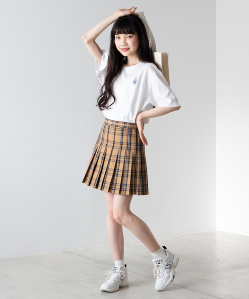 WEGO（ウィゴー）の「WEGO/ベアワンポイント刺繍Tシャツ（Tシャツ/カットソー・メンズ・ホワイト系その他/ブラウン/ホワイト/ライトピンク・MEDIUM/LARGE/SMALL）」の13枚目の写真