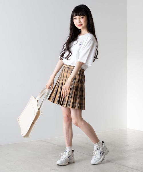 WEGO（ウィゴー）の「WEGO/ベアワンポイント刺繍Tシャツ（Tシャツ/カットソー・メンズ・ホワイト系その他/ブラウン/ホワイト/ライトピンク・MEDIUM/LARGE/SMALL）」の14枚目の写真