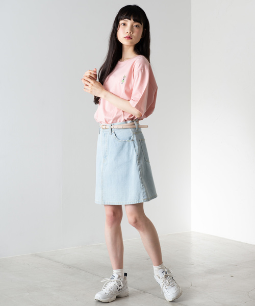 WEGO（ウィゴー）の「WEGO/ベアワンポイント刺繍Tシャツ（Tシャツ/カットソー・メンズ・ホワイト系その他/ブラウン/ホワイト/ライトピンク・MEDIUM/LARGE/SMALL）」の20枚目の写真