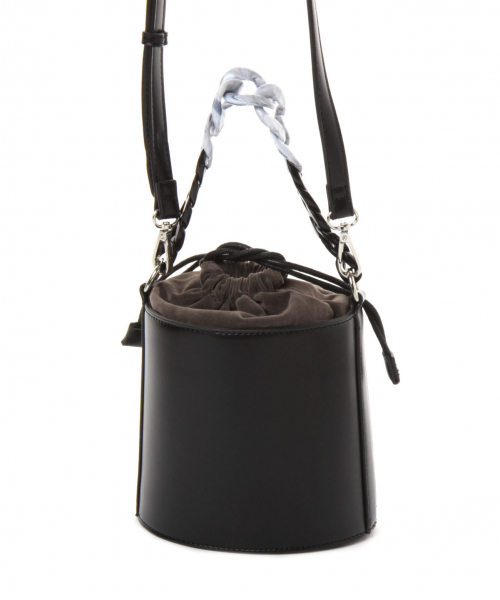 BAYFLOW(ベイフロー)の「ミニバケツショルダー(ショルダーバッグ・レディース・ブラウン/ブラック・FREE)」の3枚目の写真