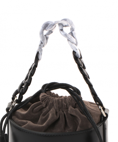 BAYFLOW(ベイフロー)の「ミニバケツショルダー(ショルダーバッグ・レディース・ブラウン/ブラック・FREE)」の7枚目の写真