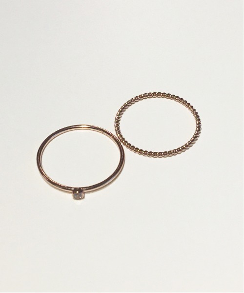 Newport（ニューポート）の「Twisted Ring set 14Kゴールドフィルド（リング・レディース・ゴールド/ピンクゴールド/シルバー・11号/9号/13号）」の12枚目の写真