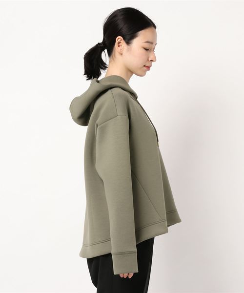 DouDou（ドゥドゥ）の「ダンボールパーカー（Tシャツ/カットソー・レディース・ベージュ/オフホワイト/グリーン・FREE）」の4枚目の写真