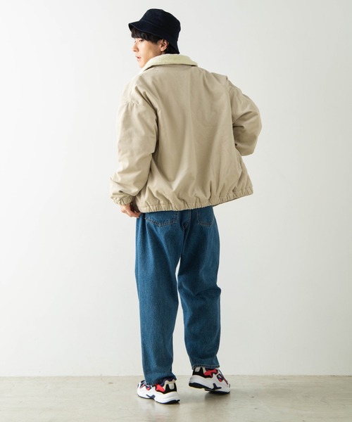 WEGO(ウィゴー)の「WEGO/【セットアップ対応商品】コーデュロイジップボアブルゾン(ブルゾン・メンズ・ブラック/ブラウン/アイボリー・MEDIUM/LARGE)」の8枚目の写真