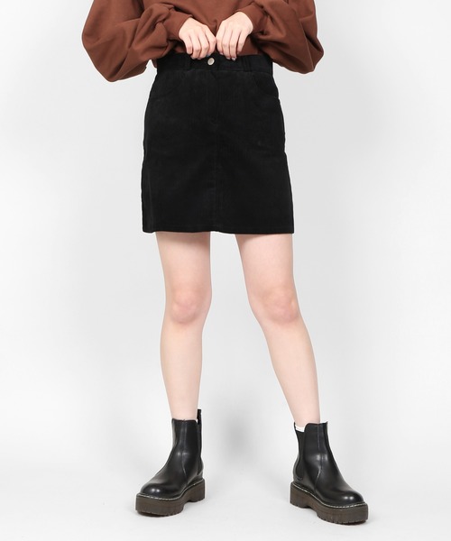 DING（ディング）の「DING/コーデュロイミニスカート（スカート）」 - WEAR 