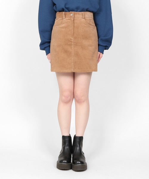 DING（ディング）の「DING/コーデュロイミニスカート（スカート）」 - WEAR