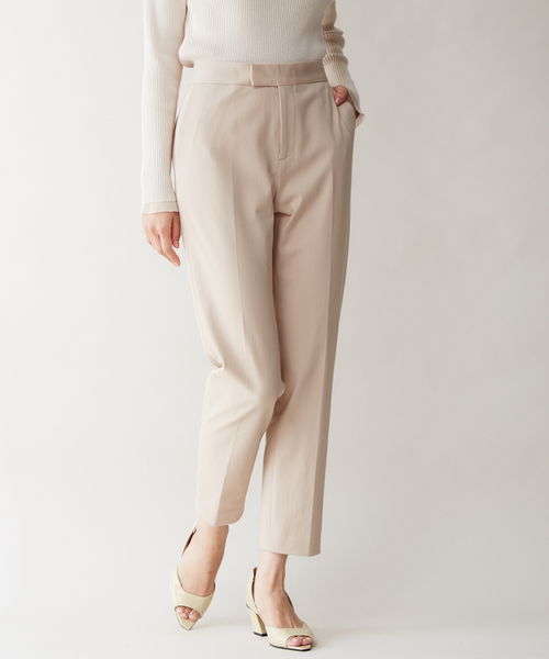 qualite（カリテ）の「【ロングセラーパンツ】ストレッチシガレットパンツ（その他パンツ・レディース・ブラック/ベージュ/ブルー系その他2/ブルー・40/38/36/34/32）」の4枚目の写真