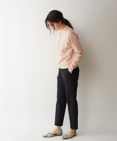 qualite（カリテ）の「【ロングセラーパンツ】ストレッチシガレットパンツ（その他パンツ・レディース・ブラック/ベージュ/ブルー系その他2/ブルー・40/38/36/34/32）」の13枚目の写真