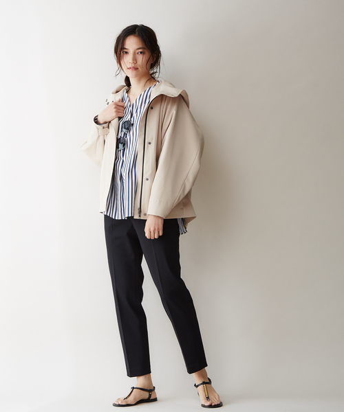 qualite（カリテ）の「【ロングセラーパンツ】ストレッチシガレットパンツ（その他パンツ・レディース・ブラック/ベージュ/ブルー系その他2/ブルー・40/38/36/34/32）」の10枚目の写真