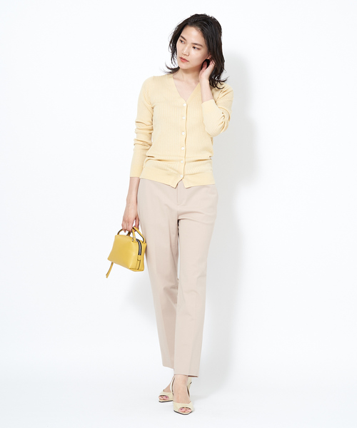 qualite（カリテ）の「【ロングセラーパンツ】ストレッチシガレットパンツ（その他パンツ・レディース・ブラック/ベージュ/ブルー系その他2/ブルー・40/38/36/34/32）」の6枚目の写真