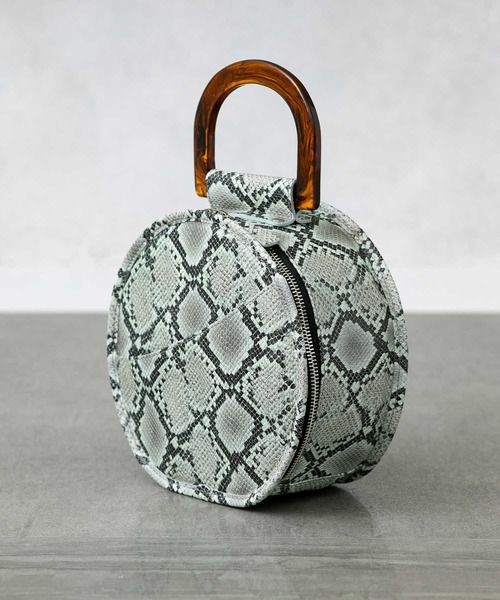 UNITED TOKYO（ユナイテッドトウキョウ）の「タートルシェルバッグ（ハンドバッグ・レディース・マルチ/ブラック・FREE）」の6枚目の写真